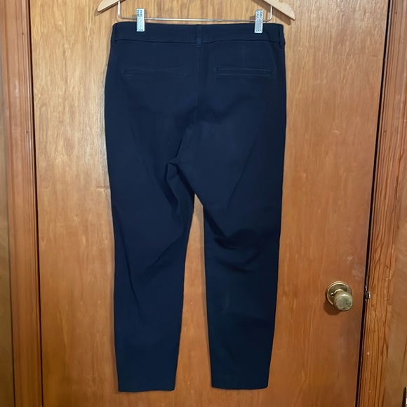 •OLD NAVY•NAVY PIXIE HIGH RISE SECERT SMOOTH POCKET TROUSERS SIZE 10 EUC - Picture 6 of 9